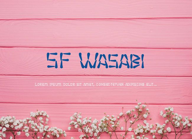 SF Wasabi example